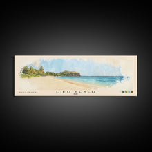 Load image into Gallery viewer, Liku Beach, Fiji Watercolor Print, Vacation Gift, Fiji Wall Art, Beach Painting, Beach Decor, Beach Or Lakehouse Art
