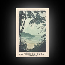 Load image into Gallery viewer, Dominical Beach, Costa Rica Watercolor Beach Print, Vacation Gift, Costa Rica Wall Art, Beach Painting, Beach Decor, Beach Painting
