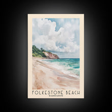 Load image into Gallery viewer, Folkestone Beach, Barbados Watercolor Beach Print, Vacation Gift, Barbados Wall Art, Beach Painting, Beach Decor, Beach Painting
