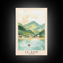 Load image into Gallery viewer, Ly Son, Vietnam Watercolor Print, Vacation Gift, Vietnam Wall Art, Beach Painting, Beach Decor, Beach Or Lakehouse Art
