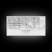 Cargar imagen en el visor de la galería, Chandler Street Map, Arizona Map, Map Print, Modern Art, Wall Art, Canvas Art, Office Décor, Prints Wall Art, Farmhouse Prints, Room Décor
