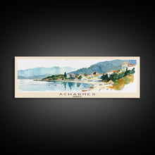 Carregar imagem no visualizador da galeria, Acharnes Greece Travel Print Wall Art, Panoramic City Art, Travel Art, Wall Decor, Vacation Gift, Framed Canvas Print Or Metal Art
