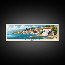 Carregar imagem no visualizador da galeria, Acharnes Greece Travel Print Wall Art, Panoramic City Art, Travel Art, Wall Decor, Vacation Gift, Framed Canvas Print Or Metal Art
