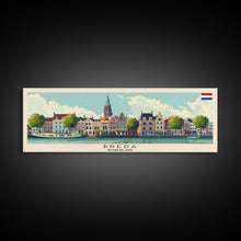 Carregar imagem no visualizador da galeria, Bremen Germany Wall Art, Panoramic Travel Poster, Panoramic Framed Canvas Print, City Wall Art, Wall Hanging Home Decor, Travel Art
