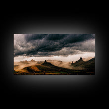 Carregar imagem no visualizador da galeria, Arizona landscape canvas print, Western theme art, Wild West art
