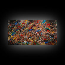 Carregar imagem no visualizador da galeria, Beautiful Jackson Pollock Inspired Canvas Prrint, Abstract Wall Art Painting Original Modern Home Décor, Large Canvas Wall Art, Splatter
