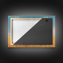 Load image into Gallery viewer, Liminal Spaces, Rustic Farmhouse Wall Decor, Teal Gray Barn Landscape Art Print or Canvas, Country Living Room Wall Decor, Liminal Art
