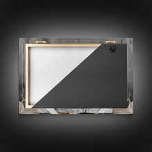 Carregar imagem no visualizador da galeria, Framed Wall Art Texas Cattle, Wood Framed Canvas Print, Farmhouse Decor, Minimalist Rustic Farmhouse Painting, Cute Nursery Wall Art
