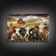 Carregar imagem no visualizador da galeria, Cute Farmhouse Animal Print, Window Art, Wall Art, Home Decor, Wall Decor, Cute Farmhouse Kitsch Living Room Art
