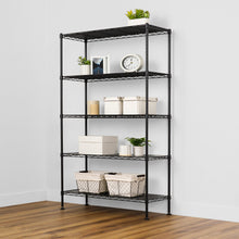 Load image into Gallery viewer, 14&quot; x 36&quot; x 60&quot; 5-Tier Wire Rack
