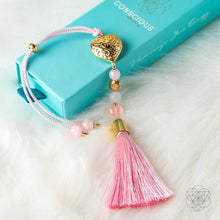 Load image into Gallery viewer, Car Guardian - ‘You Are Loved’ Heart Charm Tassel
