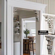 Load image into Gallery viewer, Antique Inspired Distressed Wooden Corbel, Pick Your Style

