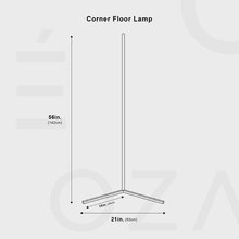 Load image into Gallery viewer, Corner Floor Lamp
