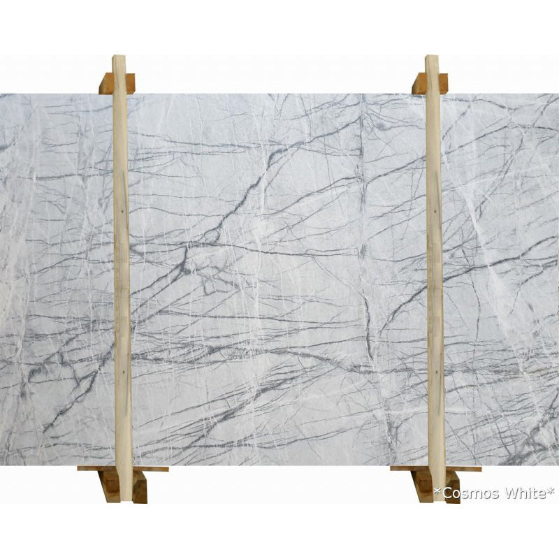 Cosmos White Bookmatching Marble Slabs Polished - Livfloors Collection