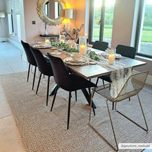 Load image into Gallery viewer, Cream Braided Faux Jute Rug
