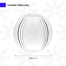 Carregar imagem no visualizador da galeria, Crystella Table Lamp
