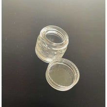 Carregar imagem no visualizador da galeria, 5mL Clear Glass Jar Concentrate Container Screw Top Lid Cosmetic Make Up Oil Wax
