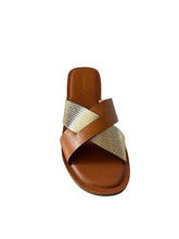 Load image into Gallery viewer, Bamboo Finest-17 Slip on Women&#39;s Cross Strap Sandals
