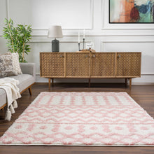 Load image into Gallery viewer, Darva Pink Plush Area Carpet
