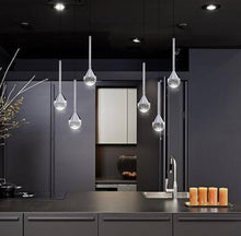 Load image into Gallery viewer, HAIXIANG Mini Chandeliers 3-Lights Modern Chrome Light Pendant Lights
