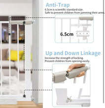 Load image into Gallery viewer, Qmon Baby Gate for Stairs, Auto Close Safety Baby Gates, Extra Tall and Wide Child Gate, Easy Walk Thru Durability Dog Gates for The House, Doorways.
