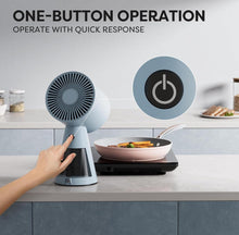 Load image into Gallery viewer, CIARRA Portable Range Hood, Desktop Range Hood with 2 Speed Exhaust Fan, Detachable Aluminum Filter, Large Oil Collection Cup, Portable Kitchen Exhaus
