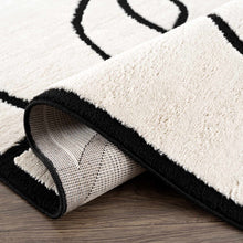 Carregar imagem no visualizador da galeria, Azana Black &amp; White Area Rug
