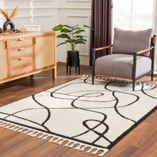 Carregar imagem no visualizador da galeria, Azana Black &amp; White Area Rug
