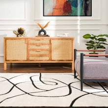 Carregar imagem no visualizador da galeria, Azana Black &amp; White Area Rug
