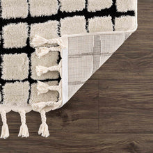Load image into Gallery viewer, Teshi Plush Grid Area Rug - Promo
