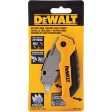Load image into Gallery viewer, DEWALT DWHT10035 Folding Retractable Utility Knife
