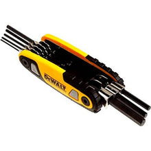 Load image into Gallery viewer, DEWALT DWHT70263M Folding Locking Hex Key Set Sae
