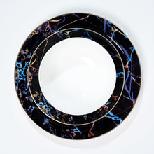 Cargar imagen en el visor de la galería, Ozarke&#39;s Pathway Black Marble Plates Set
