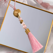 Load image into Gallery viewer, Car Guardian - ‘You Are Loved’ Heart Charm Tassel
