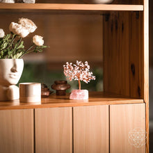 Load image into Gallery viewer, Home Sweet Home - Feng Shui Rose Quartz Tree
