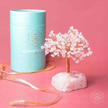 Load image into Gallery viewer, Home Sweet Home - Feng Shui Rose Quartz Tree

