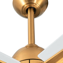 Load image into Gallery viewer, 48&quot; Linden DC Motor Downrod Mount Reversible Ceiling Fan with Lighting and Remote Control

