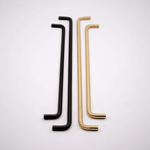 Cargar imagen en el visor de la galería, Arch, Solid Brass Wire Cabinet Pulls
