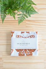 Carregar imagem no visualizador da galeria, Butterfly Tea Towel Terra-cotta
