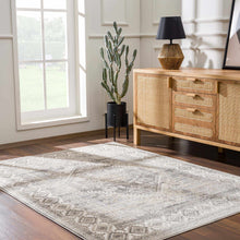 Carregar imagem no visualizador da galeria, Brend Taupe Medallion Area Rug - Clearance
