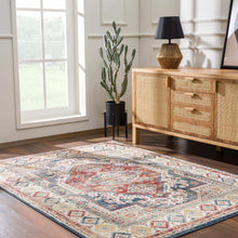 Load image into Gallery viewer, Brend Rust Medallion Area Rug - Clearance
