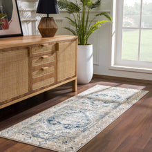 Carregar imagem no visualizador da galeria, Brend Blue Medallion Area Rug - Clearance
