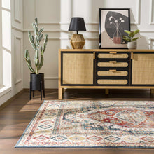 Load image into Gallery viewer, Brend Rust Medallion Area Rug - Clearance
