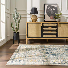 Carregar imagem no visualizador da galeria, Brend Blue Medallion Area Rug - Clearance
