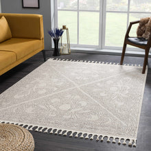 Cargar imagen en el visor de la galería, Birdwood Cream &amp; Brown Area Rug
