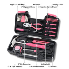 Carregar imagem no visualizador da galeria, 39 Piece General Tool Set Pink - DT9706P
