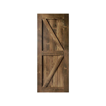 Load image into Gallery viewer, Finished &amp; Unassembled Arrow Design Pine Wood Barn Door Without Hardware
