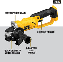 Cargar imagen en el visor de la galería, DEWALT DCG412B 20V MAX* Lithium Ion 4-1/2” grinder (Tool Only)
