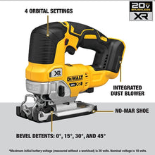 Cargar imagen en el visor de la galería, DEWALT DCS334B 20V MAX* XR Jig Saw (Tool Only)
