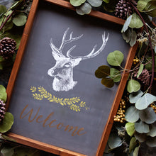 Load image into Gallery viewer, Deer Head - Mesh Stencil 9x12
